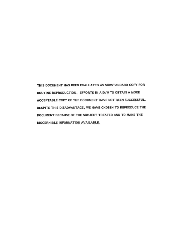 Community experiments in the reduction of malnourishment in Colombia; progress report, 1975/1976
