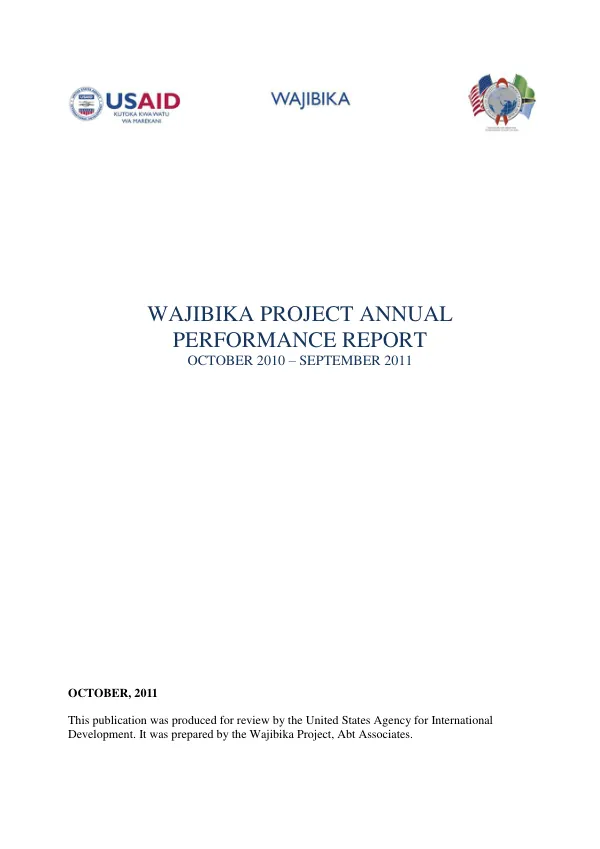Annual Performance Report