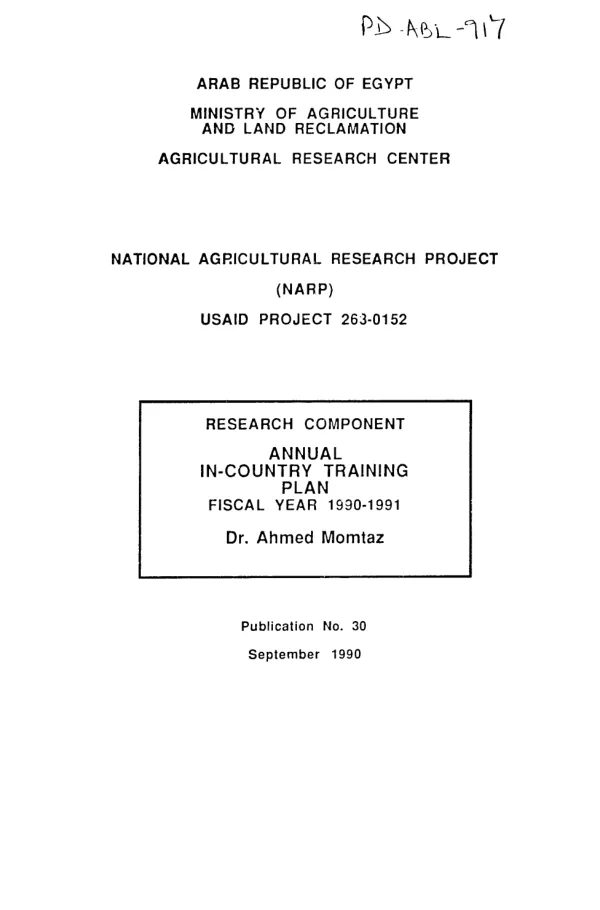 Final report program identification documentation : SANASA community-based infrastructure program