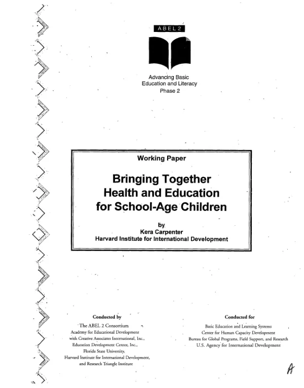 Bringing together health and education for school-age children