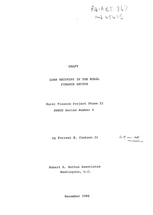 Computerization of the Jamaica National Family Planning Board : final report