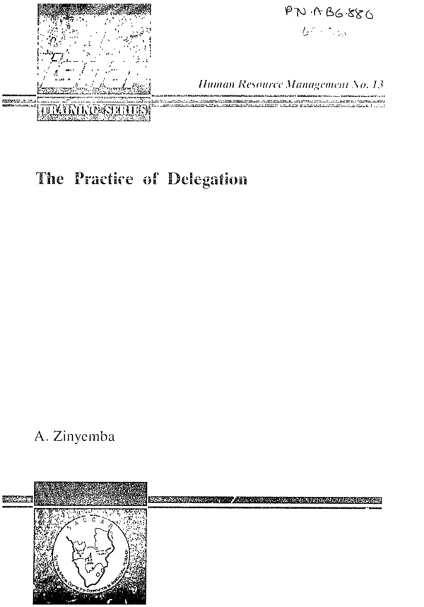 Practice of delegation