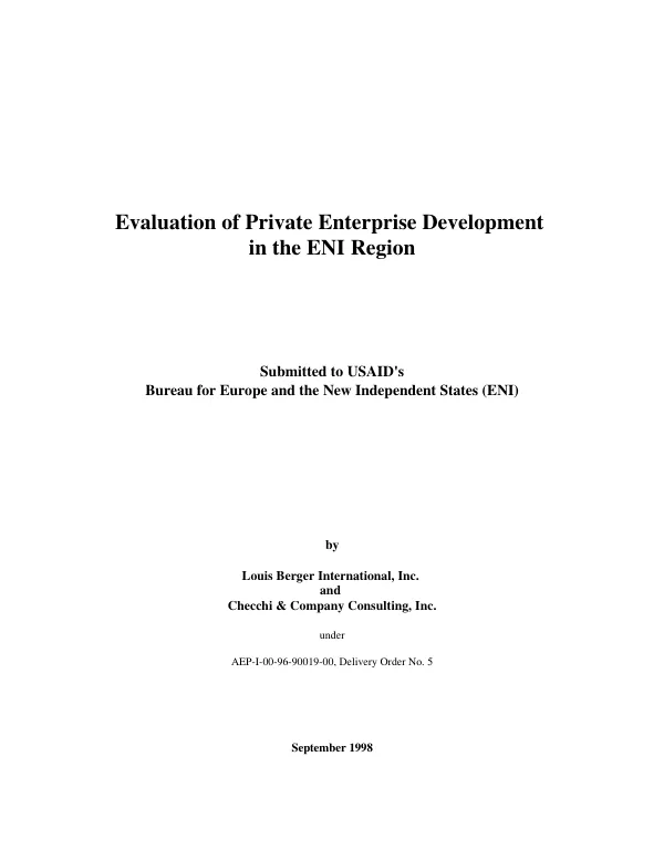 Final report of the sustainability working group