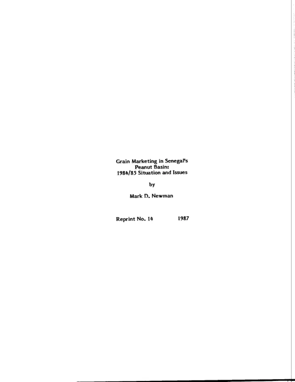 Identification of major studies, reports and investigations