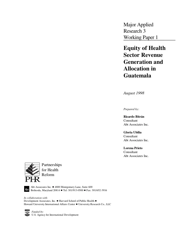 AID cooperative agreement no. OTR-0500-A-00-0106-00 with AMREF (African Medical and Research Foundation) to provide support for the child survival projects in Kenya