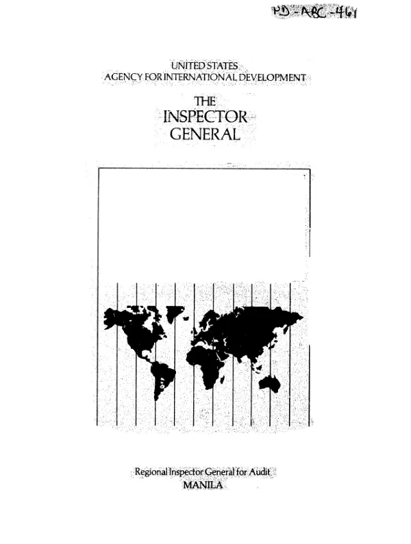 Audit of disaster assistance to the Philippines