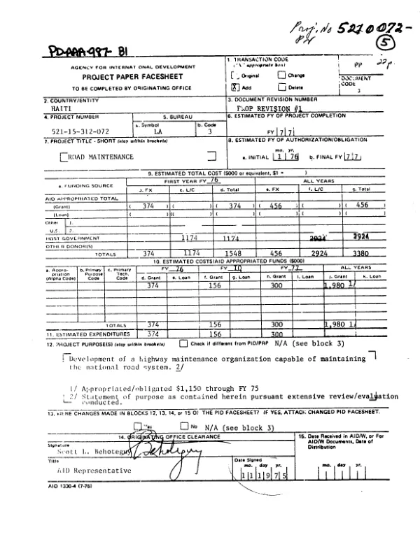 Action memo for the Mission Director [: limited scope grant project agreement (LSGPA) amendment for the election system support project (520-0378)]