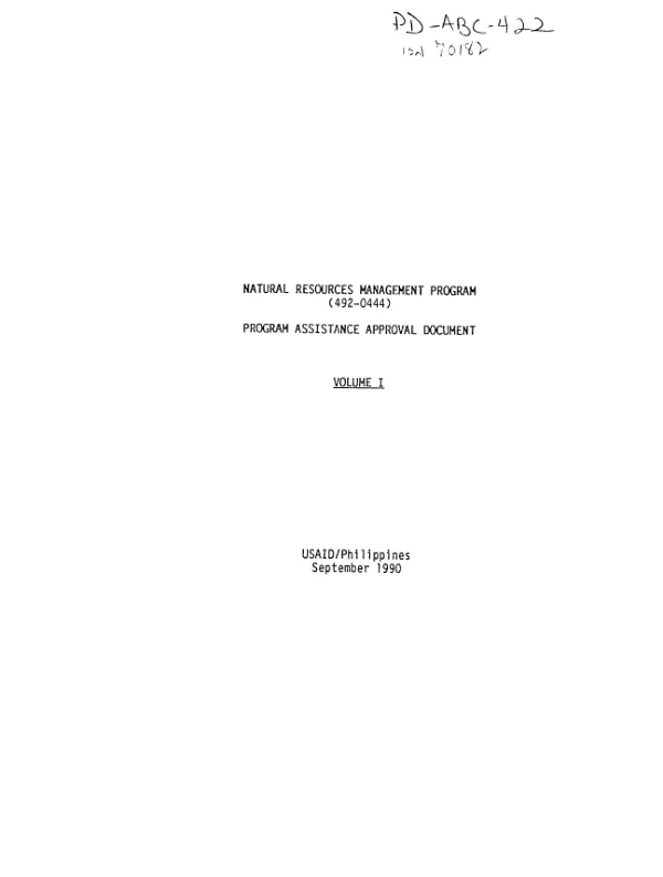 Natural resources management program
