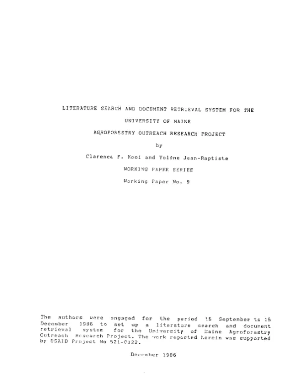 Research extension liaison officers in Zambia : bridging the gap between research and extension