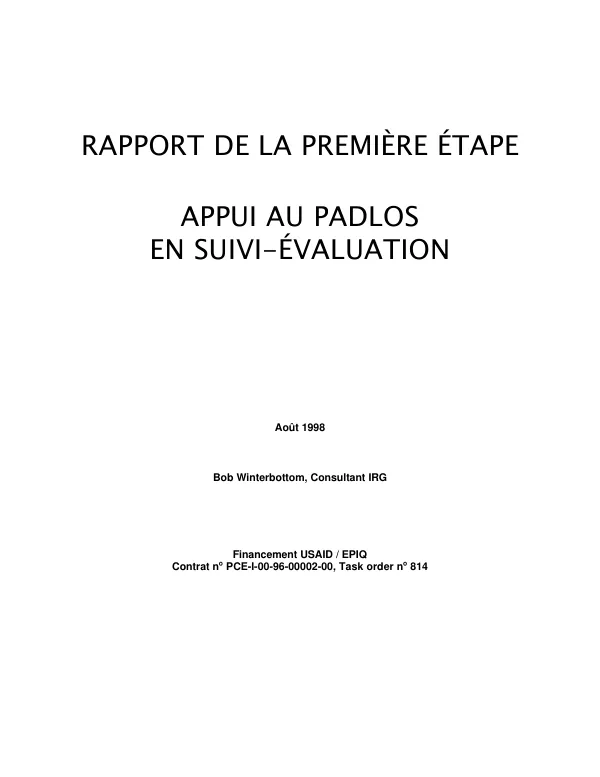 ICLARM report 1986