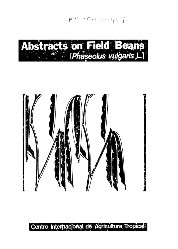 Abstracts on field beans (Phaseolus vulgaris L.), v. 12