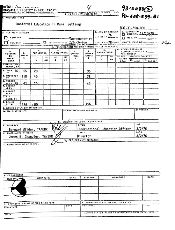 Scope of work for project analysis and design team : schistosomiasis component -- science and technology for development project, USAID/Egypt -- November 11, 1986