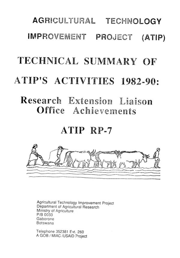 Review of oilseed production technology