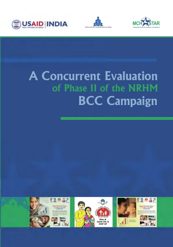 A concurrent evaluation of phase II of the NRHM BCC campaign