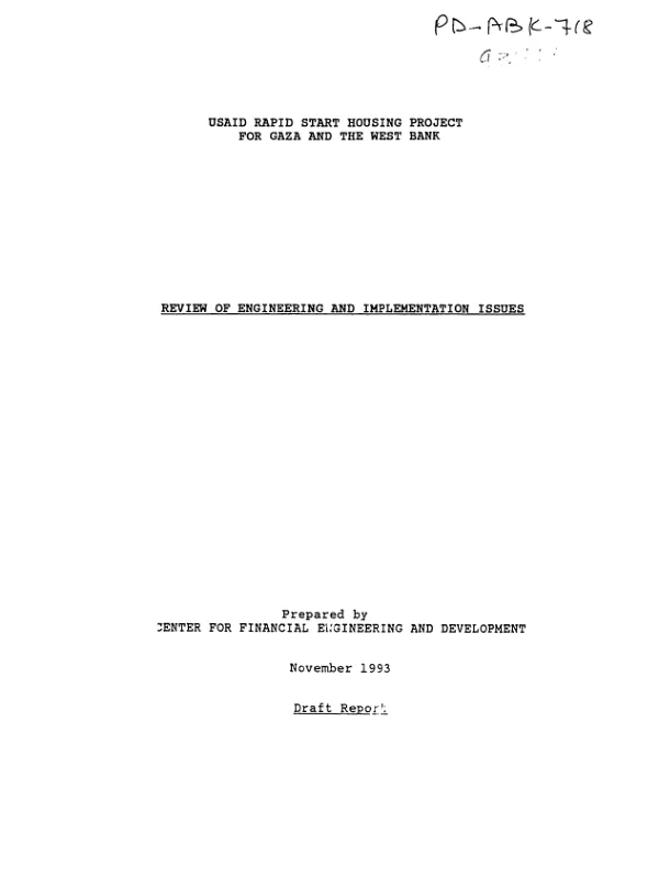 AID grant no. AID/PHA-G-1121 to Medical Assistance Programs, Inc. for institutional strengthening