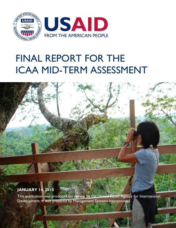 Final report for the ICAA mid-term assessment