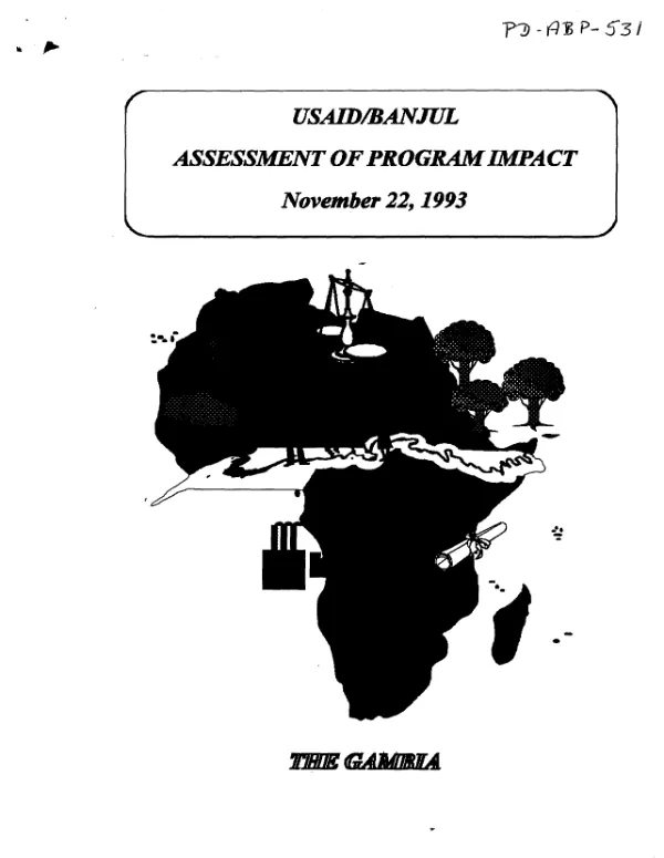 USAID/Banjul assessment of program impact