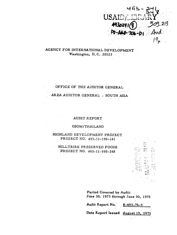 Assessment of program impact in Rwanda, fiscal year 1993