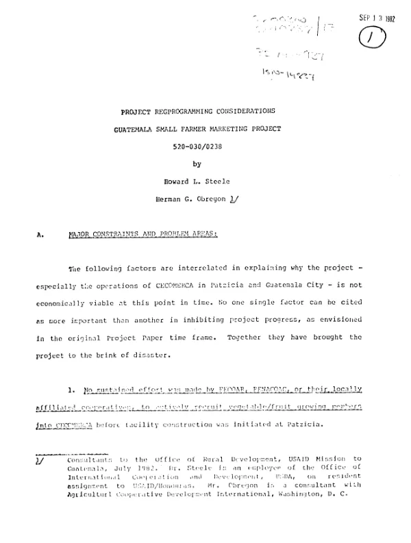 Land O" Lakes/Tri Valley Growers : quarterly report on activities, July 1 to September 30, 1993 and annual report on activities, October 1, 1992 to September 30, 1993