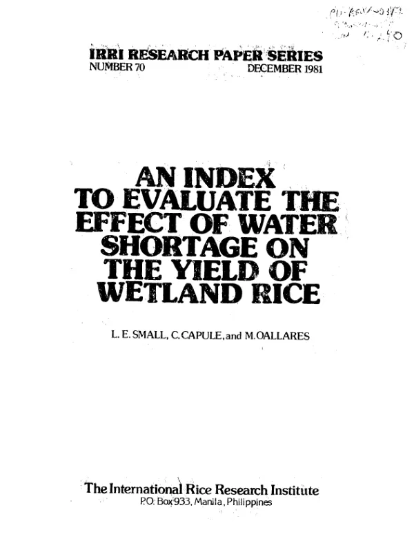 Evaluating environmental impacts of rural development projects
