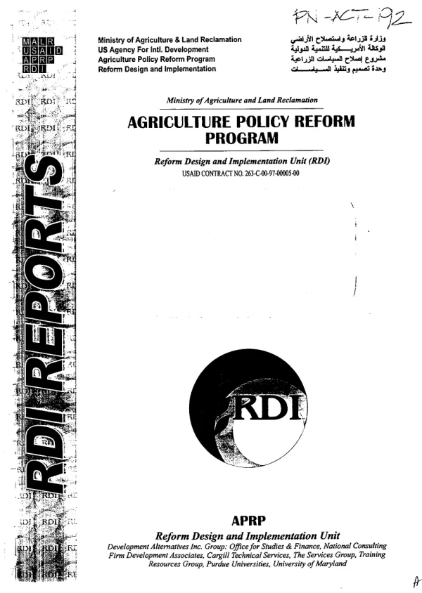 Kyrgyz agro-input enterprise development project II : a response to the Kyrgyzstan food crisis -- project completion report, September 2008-August 2010