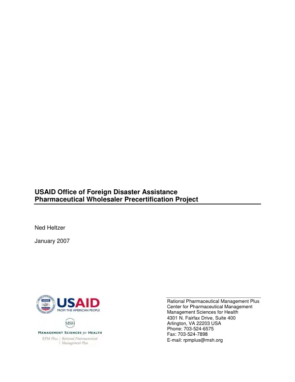 Final report on USAID"s parliamentary development program evaluation