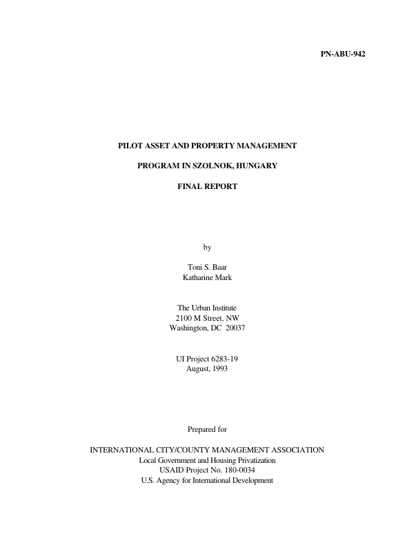 Final report : June 2007-31 May 2010 -- project title : agriculture rodent pest control by avian predators -- an ecologically sustainable approach