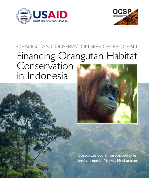 Financing orangutan habitat conservation in Indonesia : corporate social responsibility and environmental market mechanisms