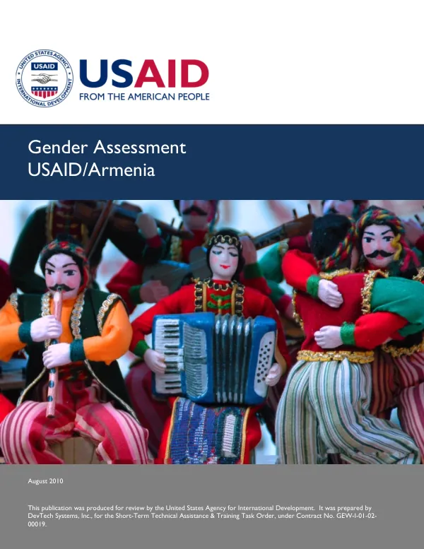 Gender assessment USAID/Armenia