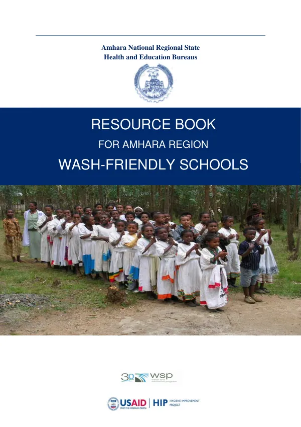 Resource book for Amhara Region WASH-friendly schools