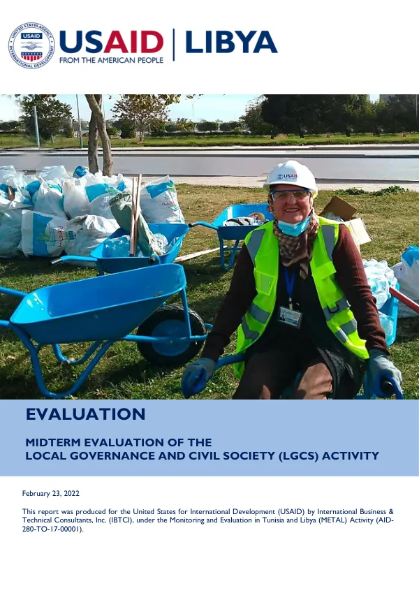Midterm evaluation of the local government & civil society (LGCS) activity