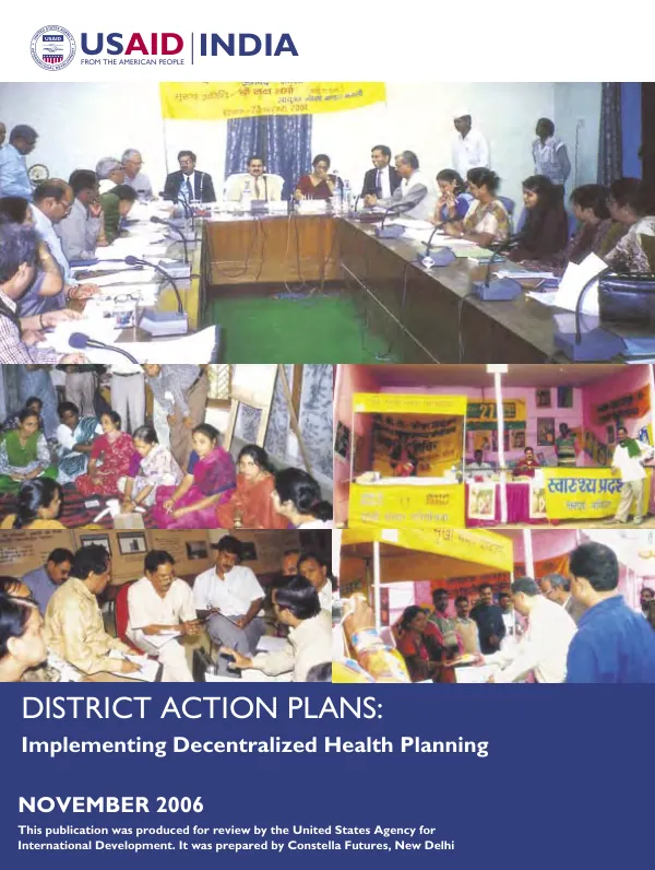 District action plans : implementing decentralized health planning