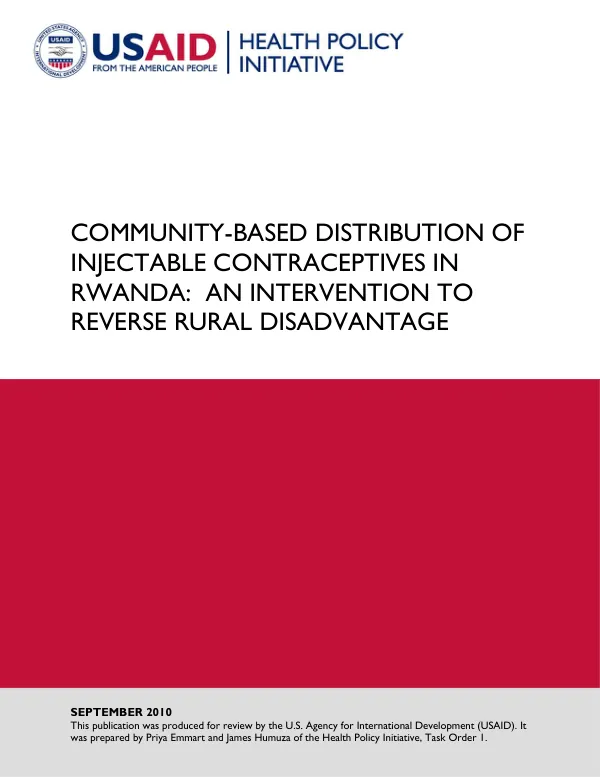 Contraceptive procurement policies, practices, and options : Bolivia