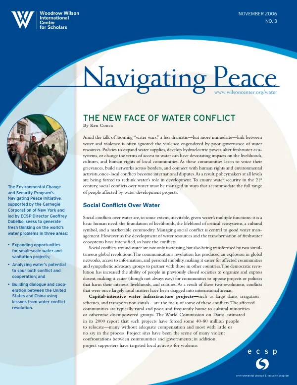 The new face of water conflict