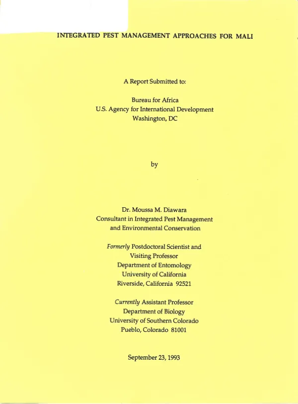 Wupperthal rooibos soap program [: final report]
