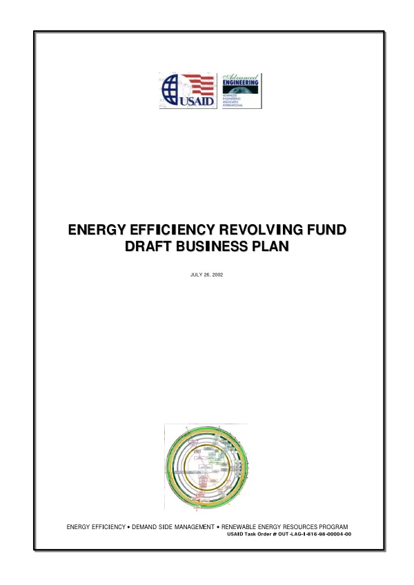 Energy efficiency revolving fund draft business plan