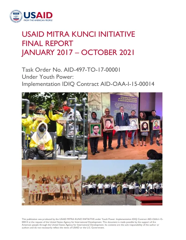 USAID Mitra Kunci Initiative Final Report - Main Report