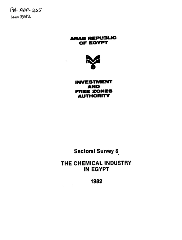Chemical industry in Egypt