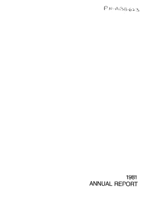 Winrock International : 1981 annual report