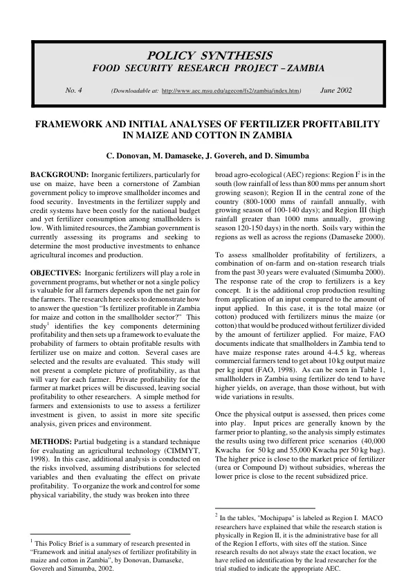 Rice in Malagasy Republic : current research and production and recommendations for acceleration