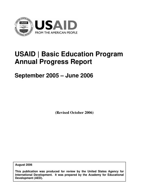 Summary of capabilities in assessing private and voluntary organizations