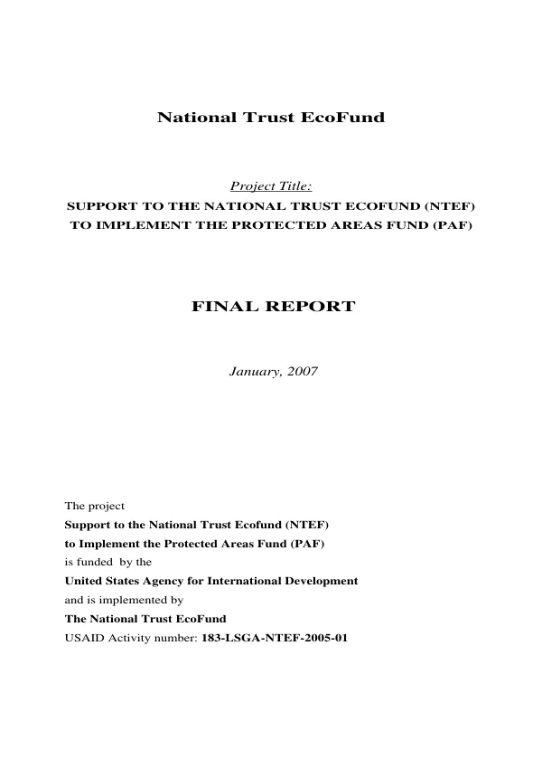 Team evaluation report