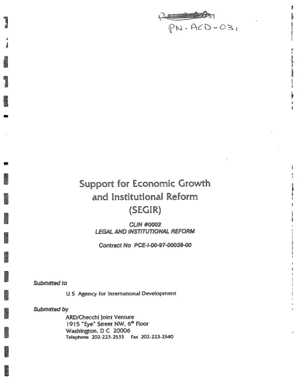 West Bank and Gaza : accounting and auditing standards -- activity design team : final report