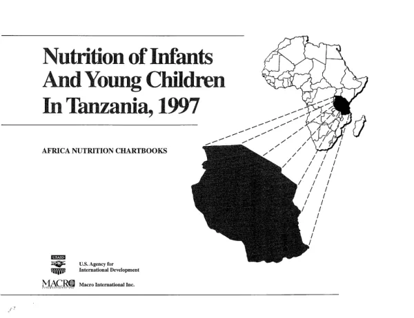 Nutrition of infants and young children in Tanzania : findings from the 1996 Tanzania DHS survey