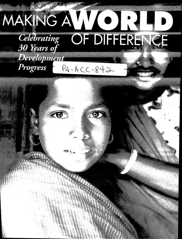 Making a world of difference : celebrating 30 years of development progress