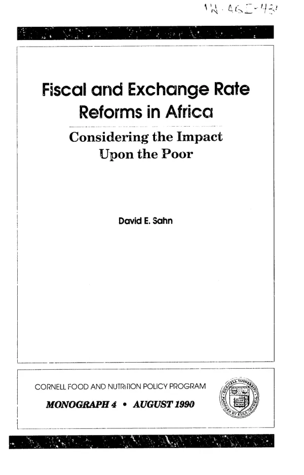 Agricultural policy reform program, program implementation unit : contract no. 263-C-00-96-00077-00 -- annual report 1997