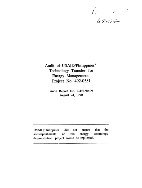 Stocktaking of reforms [in agency program operations] : survey analysis