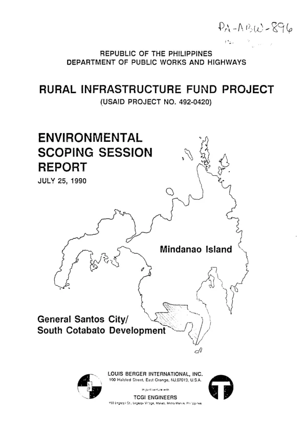 Identification of potential donor financing for short-term investment projects in Tirana and Durres[, Albania]