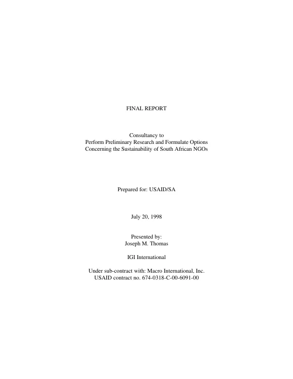 AID cooperative agreement no. 519-0373-A-00-0396-00 with Inter-American Bar Foundation to strengthen the Salvadoran Federation of Bar Associations to enable it to better serve its members" interests, as well as those of the citizenry in general