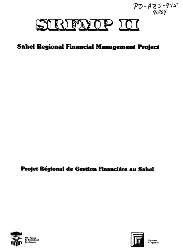 Sahel regional financial management project (SRFMP II) : fourth annual progress report [July 1, 1989-June 30, 1990]